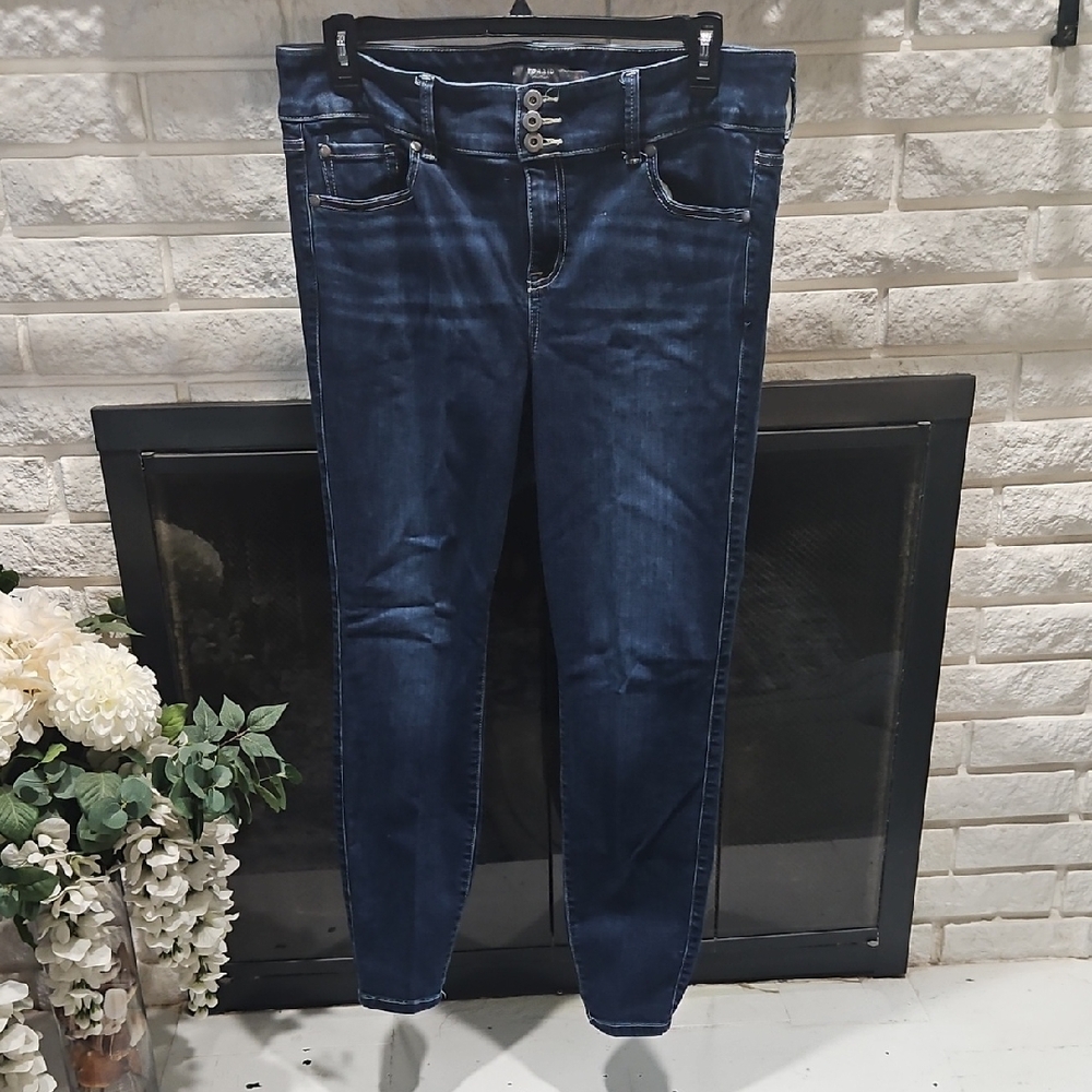 Torrid Blue Skinny Jeans Classic Denim Style